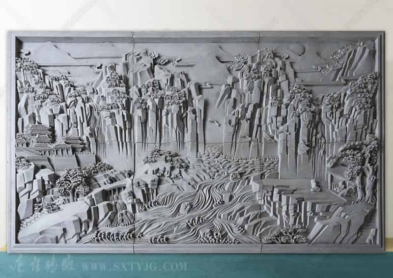 美丽乡村,墙体绘画,乡村振兴,浮雕墙画,砖雕壁画