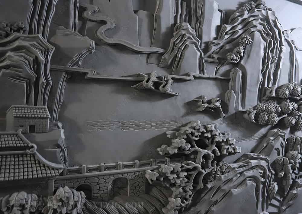 唐语砖雕丨奇峰神韵图（七）